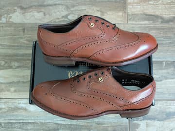 FootJoy style 51128: Smooth Brown Wingtips