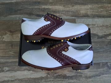 FootJoy style 51909: Smooth White/Brown