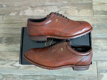 FootJoy style 56949: Smooth Brown Wingtips